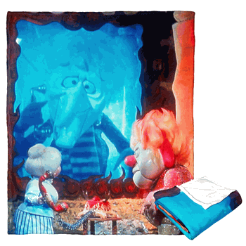 Warner Bros. Year Without Santa Claus Heated Phone Call Silk Touch Throw Blanket 50 x 60 Inches