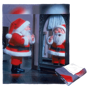 Warner Bros. Year Without Santa Claus Santas Back Silk Touch Throw Blanket 50 x 60 Inches