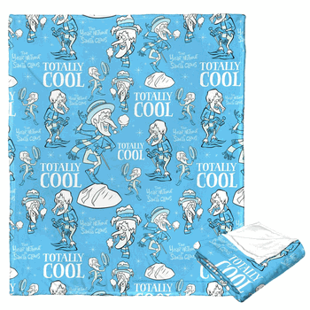 Warner Bros. Year Without Santa Claus Totally Cool Silk Touch Throw Blanket 50 x 60 Inches