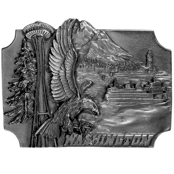 Washington Antiqued Belt Buckle