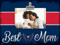 Washington Capitals 10" x 8" Best Mom with Stripe Clip Frame