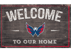 Washington Capitals 11x19 Welcome to our Home Sign
