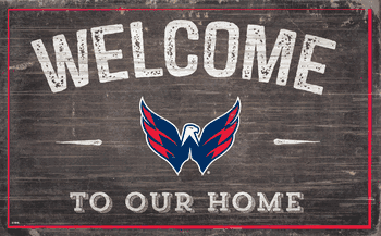Washington Capitals 11x19 Welcome to our Home Sign