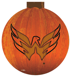 Washington Capitals 12 in. Halloween Pumpkin Sign