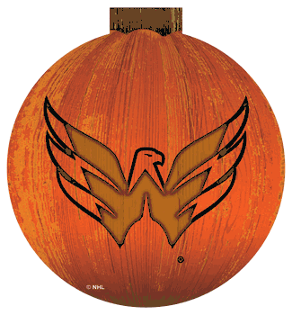 Washington Capitals 12 in. Halloween Pumpkin Sign