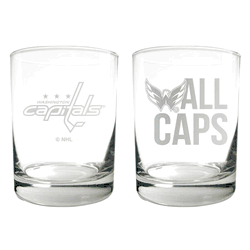 Washington Capitals 2pc Rocks Glass Set