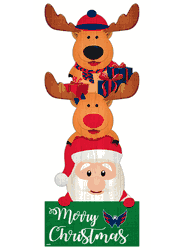 Washington Capitals 31" Santa Stack Leaner
