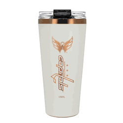 Washington Capitals 32oz Crme and Copper Big Slim Tumbler with Straw