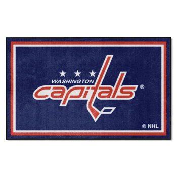 Washington Capitals 4ft. x 6ft. Plush Area Rug