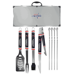 Washington Capitals 8 pc Logo BBQ Set