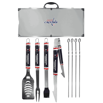 Washington Capitals 8 pc Logo BBQ Set