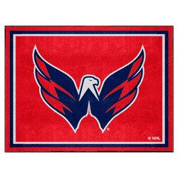 Washington Capitals 8ft. x 10 ft. Plush Area Rug