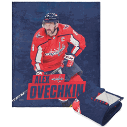 Washington Capitals Alex Ovechkin NHL Silk Touch Sherpa Throw Blanket 50X60 Inches