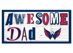 Washington Capitals Awesome Dad 6x12 Sign