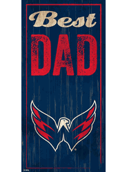 Washington Capitals Best Dad 6x12 Sign
