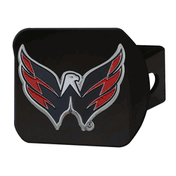 Washington Capitals Black Metal Hitch Cover - 3D Color Emblem