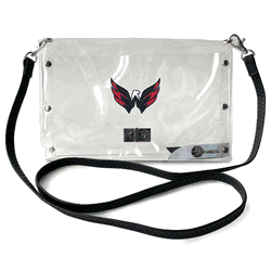 Washington Capitals Clear Envelope Purse STRAP