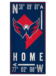 Washington Capitals Coordinate 6x12 Sign