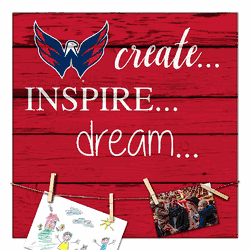 Washington Capitals Create, Inspire, Dream Sign