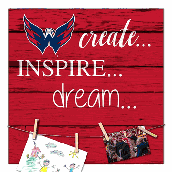 Washington Capitals Create, Inspire, Dream Sign