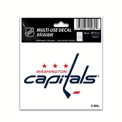 Washington Capitals Decal 3x4 Multi Use Color
