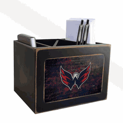 Washington Capitals Distressed Desktop Organizer w/Team Color