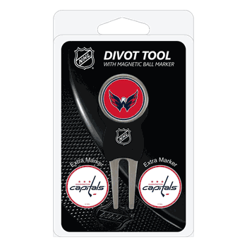 Washington Capitals Divot Tool Pack - Signature tool w/ 3 markers