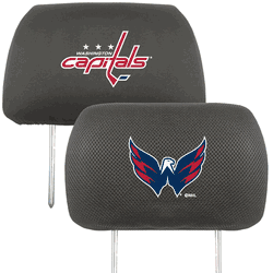 Washington Capitals Embroidered Head Rest Cover Set - 2 Pieces