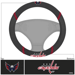 Washington Capitals Embroidered Steering Wheel Cover