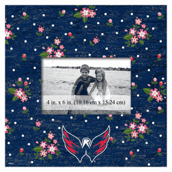 Washington Capitals Floral 10x10 Frame