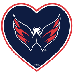 Washington Capitals Heart Decal