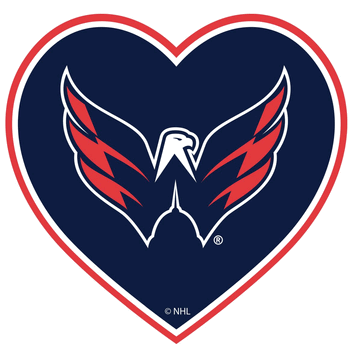 Washington Capitals Heart Decal