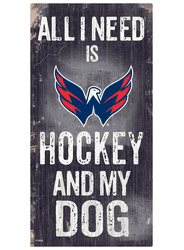 Washington Capitals Hockey and My Dog Sign