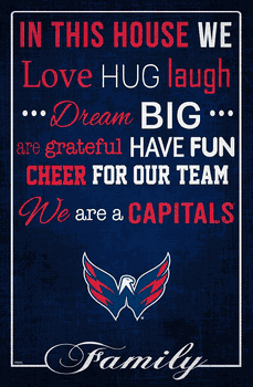 Washington Capitals In This House 17x26