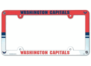Washington Capitals License Plate Frame - Full Color