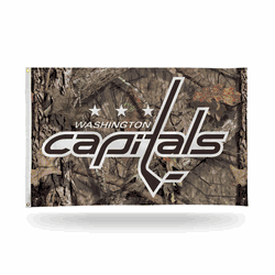 Washington Capitals / Mossy Oak Camo Break-Up Country Banner Flag (3X5)