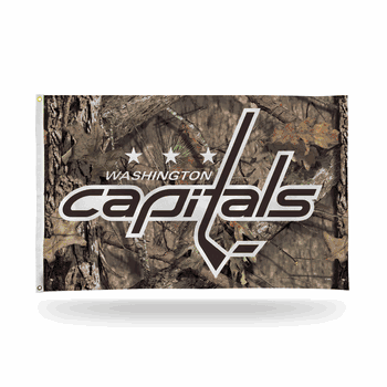 Washington Capitals / Mossy Oak Camo Break-Up Country Banner Flag (3X5)