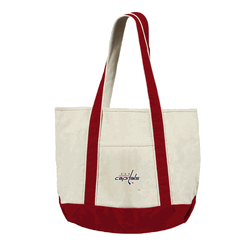 Washington Capitals NHL Canvas Tote with Colored Strap