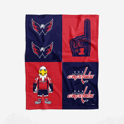 Washington Capitals NHL Domino Swaddle Blanket 40x50 inches