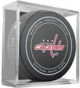 Washington Capitals NHL Hockey Official Game Puck IN CUBE