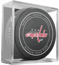 Washington Capitals NHL Hockey Official Game Puck IN CUBE