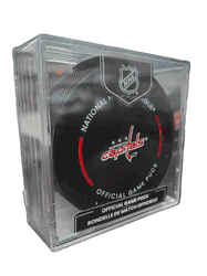 Washington Capitals NHL Hockey Official Game Puck IN CUBE