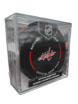 Washington Capitals NHL Hockey Official Game Puck IN CUBE