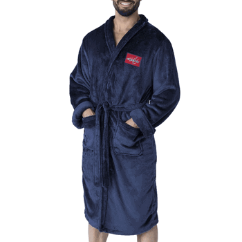 Washington Capitals NHL Navy Snipe L/XL Silk Touch Robe 26x47 Inches