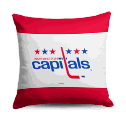 Washington Capitals NHL Vintage Logo Throw Pillow 18X18