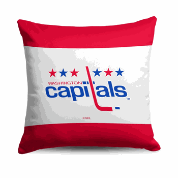 Washington Capitals NHL Vintage Logo Throw Pillow 18X18