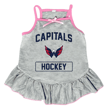 Washington Capitals Pet Dress Grey Type XLarge