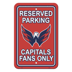 Washington Capitals Plastic Parking Sign