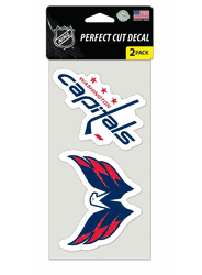 Washington Capitals Set of 2 Die Cut Decals