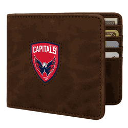 Washington Capitals Shield Wallet - Brown